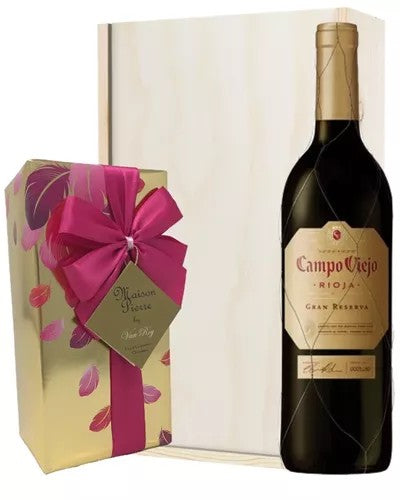 GranReservaWineandChocolatesGiftSetinWoodenBox