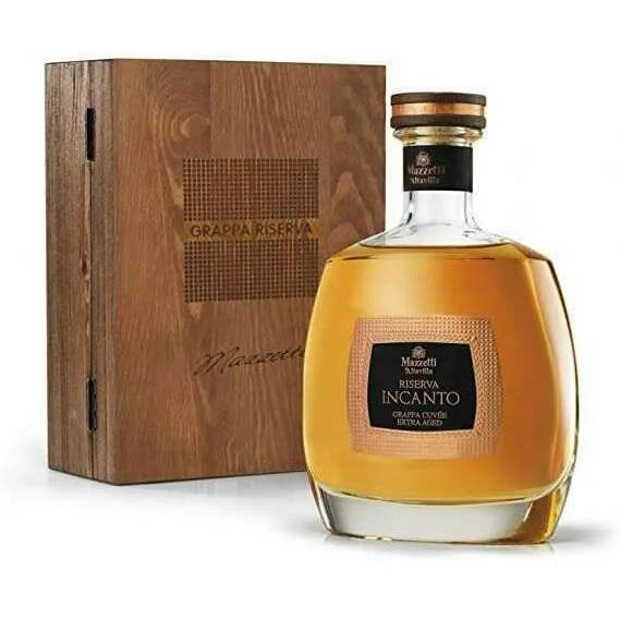 GrappaMazzettiD’AltavillaRiservaIncanto(70CL,43.0%Vol)–WoodenBox