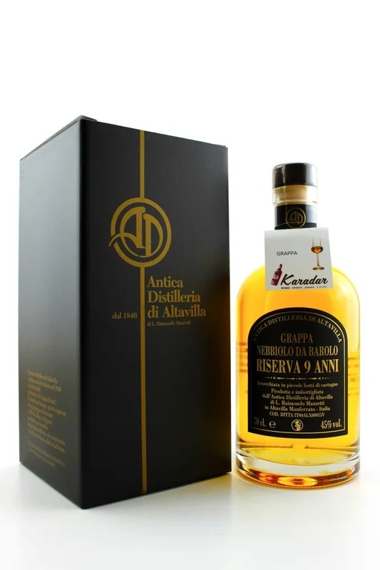 GrappaNebbiolodaBaroloRiserva9years45%vol.AltavillaDistillery