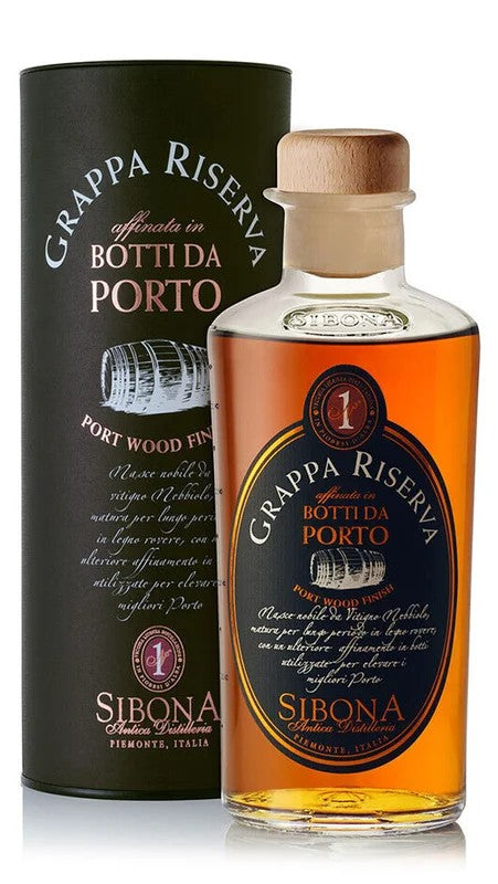 GrappaRiservaBottidaPorto50cl–Sibona