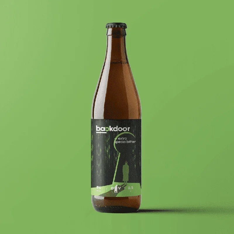 GREENBEARBEER–BackdoorBitterExtraspecialbitter(50CL,5%Vol.)