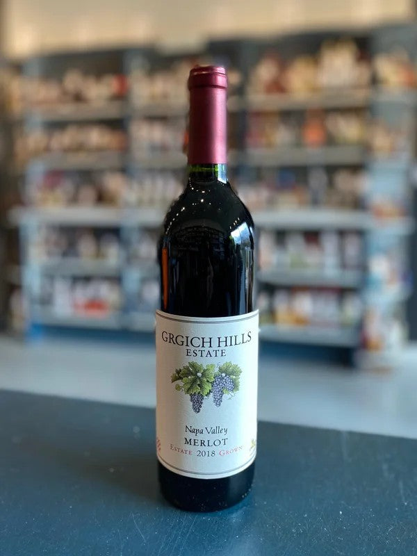 GRGICHHILLSESTATEMERLOT,CALIFORNIA2018