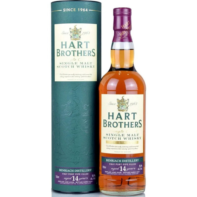 HartBrothersBenriach142006/2021CaskStrengthPortCask(70CL,51.9%ABV)
