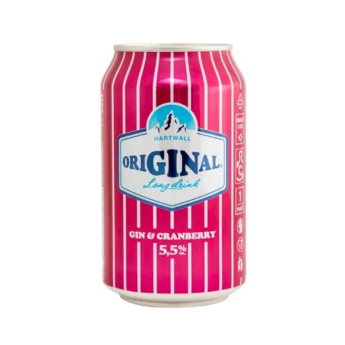HartwallOriginalLongDrinkCranberry24x330ml
