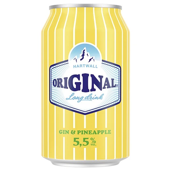 HartwallOriginalLongDrinkPineapple24x330ml