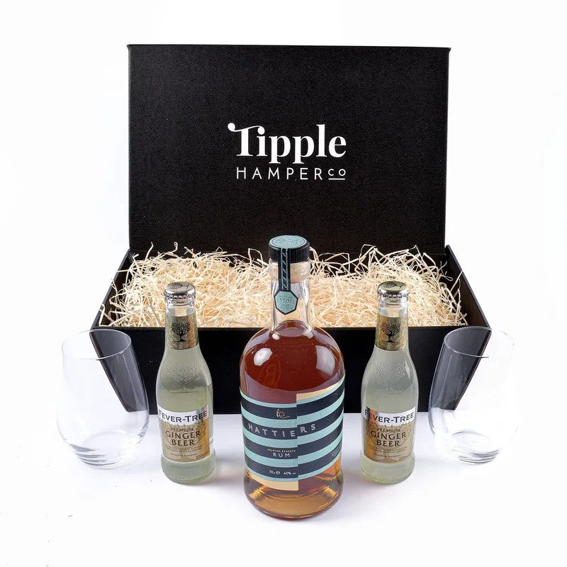 HattiersRumGiftSetHamper–40%ABV