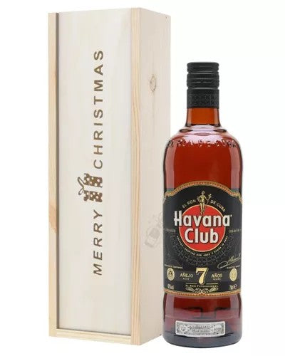 HavanaClub7YearOldRumChristmasGiftInWoodenBox