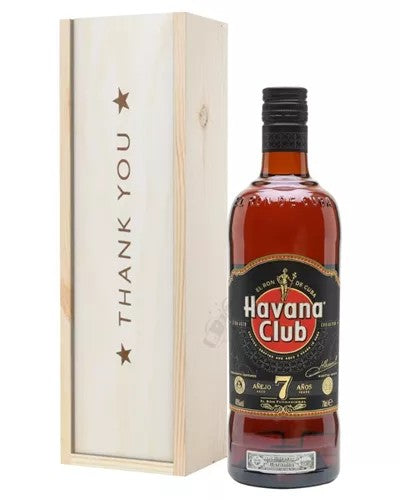 HavanaClub7YearOldRumThankYouGiftInWoodenBox