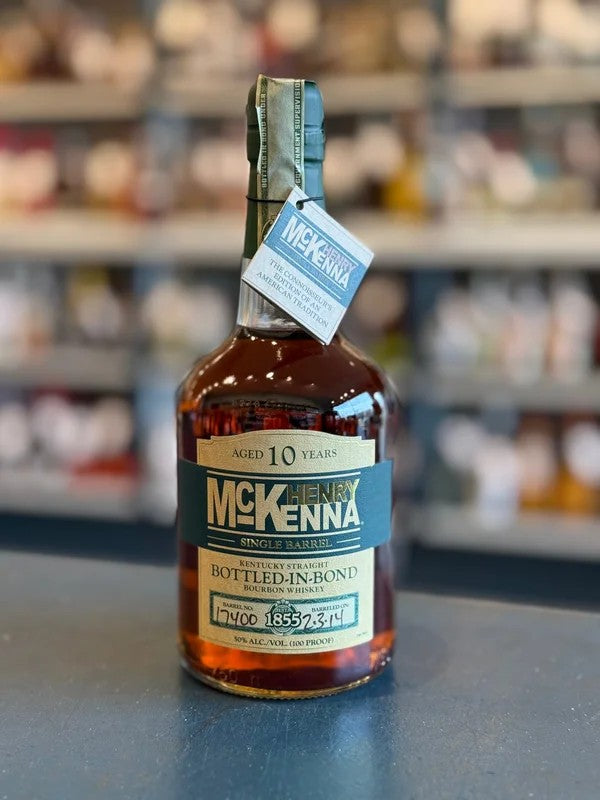 HENRYMCKENNA10YRBOTTLED-IN-BONDSINGLEBARRELBOURBONWHISKEY