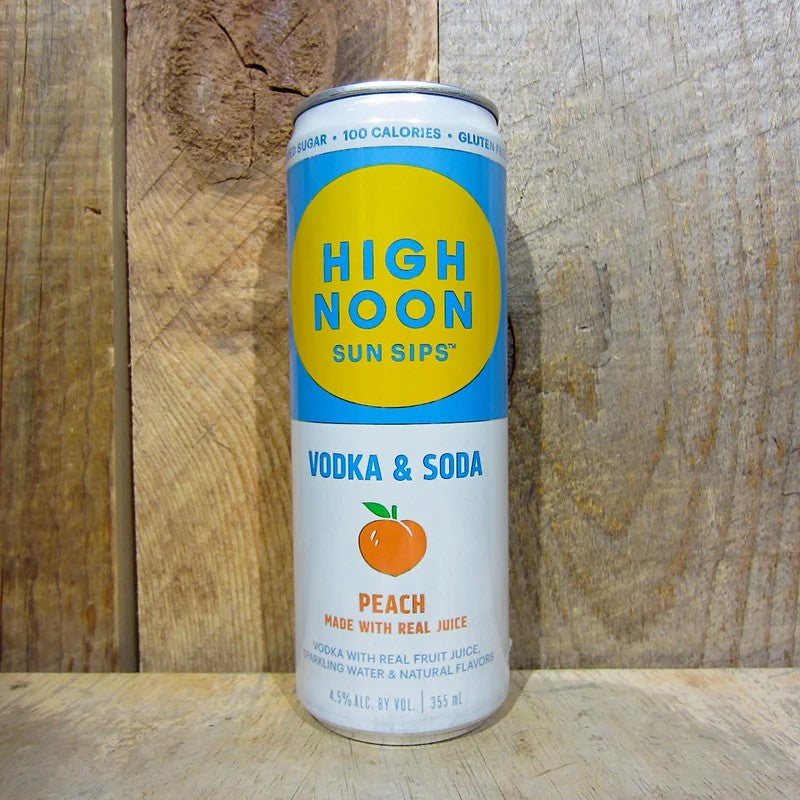 HighNoonVodkaandSodaPeach(SingleCan)355ml
