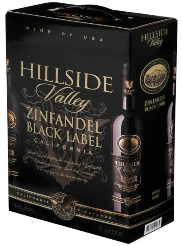 HillsideValleyBlackLabelZinfandelBIB300cl.