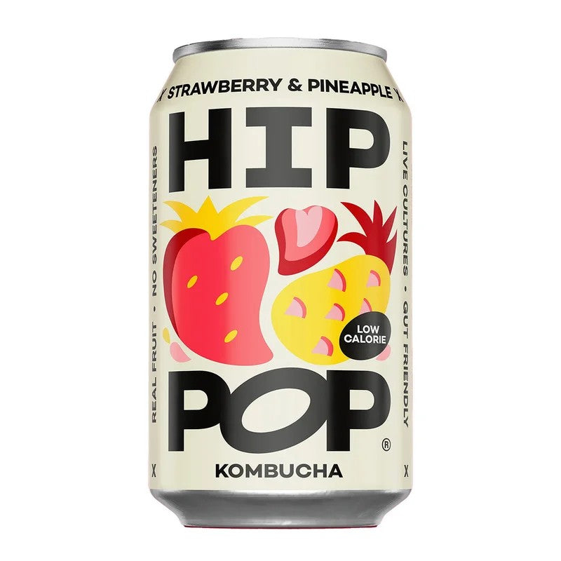 HipPopStrawberry&PineappleKombucha0.0%