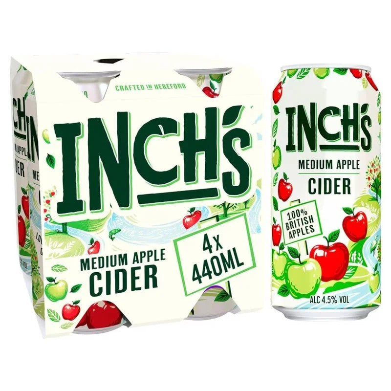 Inch’sMediumAppleCider4Cansx440ml