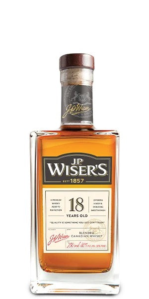 J.P.Wiser’s18YearOldBlendedCanadianWhisky(700mL)