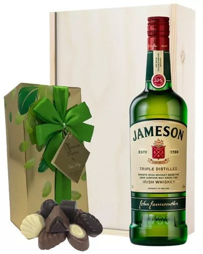 JamesonWhiskeyandChocolatesGiftSetinWoodenBox