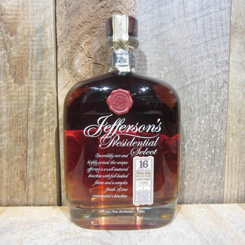 JeffersonsPresidentialSelectTwinOak16yr750ml