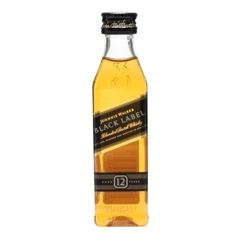 JohnnieWalkerBlackLabelScotchWhiskyMiniature5clBottle