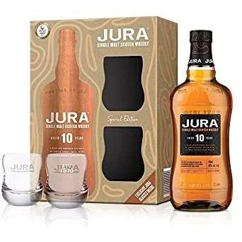 Jura10YearOldSingleMaltGiftSetwithGlasses70cl
