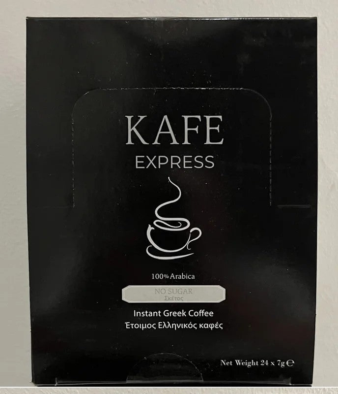 KafeExpressInstantGreekCoffeeNoSugarx24SachetsBox