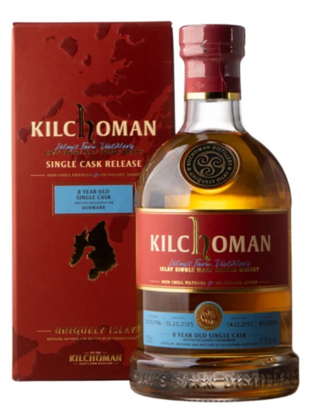 KilchomanSingleCaskRelease8YearsBourbonCask70cl.57,9%