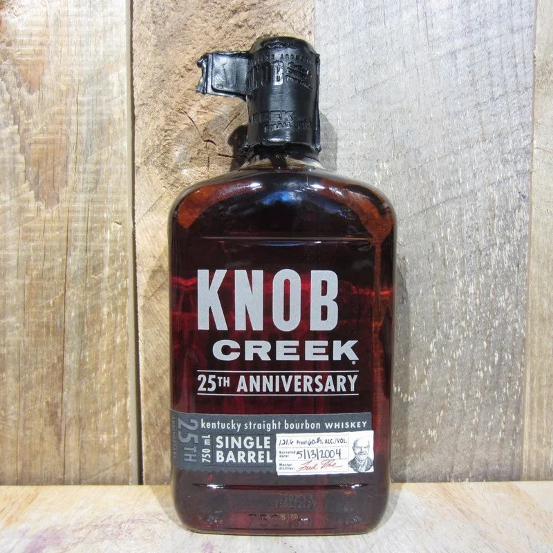 KnobCreekBourbonSingleBarrel25thAnniversary750ml