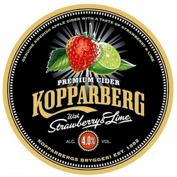 KopparbergStrawberry&Lime50ltr