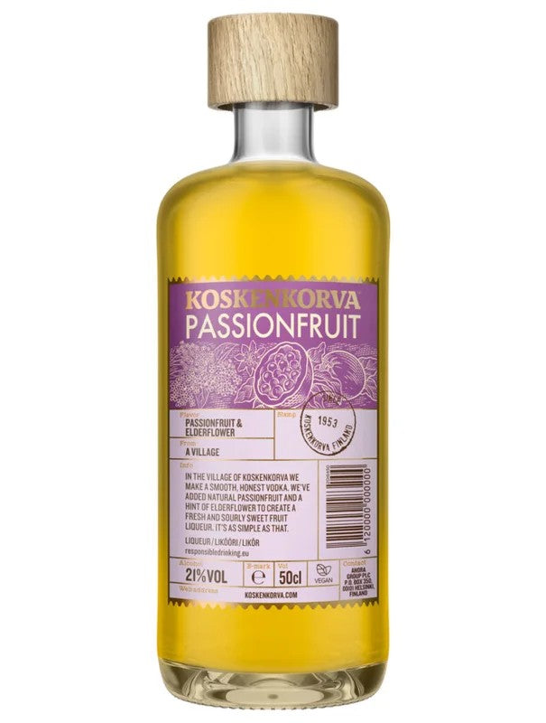 KoskenkorvaPassionfruit50cl.21%