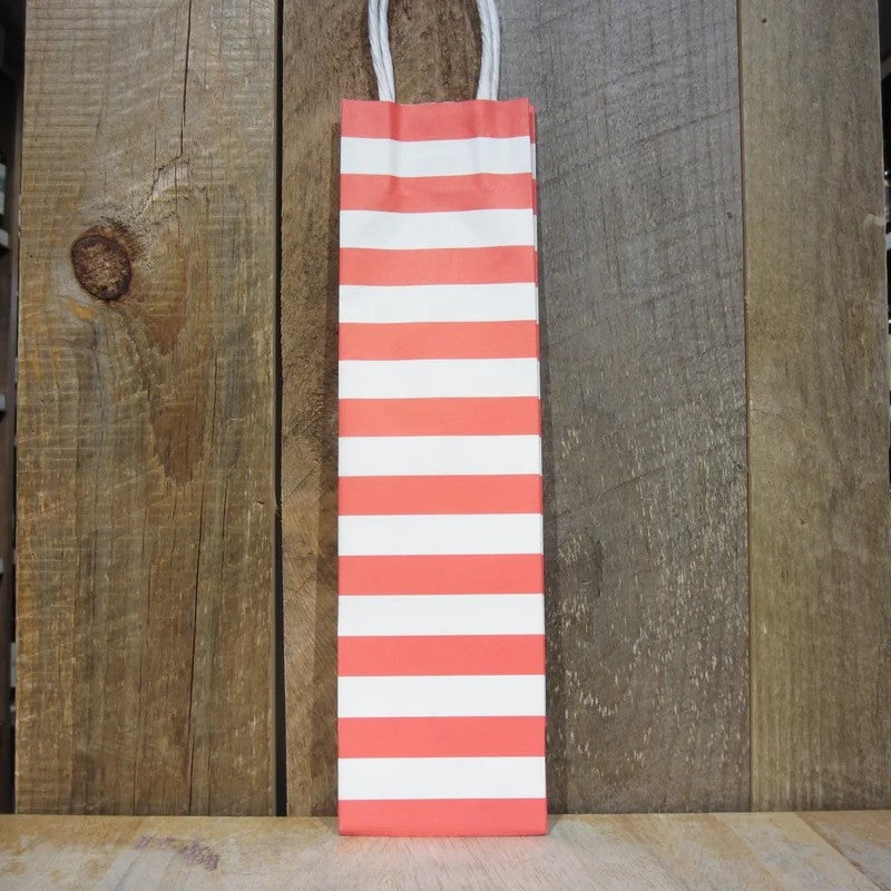 KraftRedStripeBottleBag