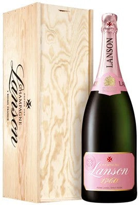 LansonRoseLabelNVMagnumInWoodBox(1.5Ltr)