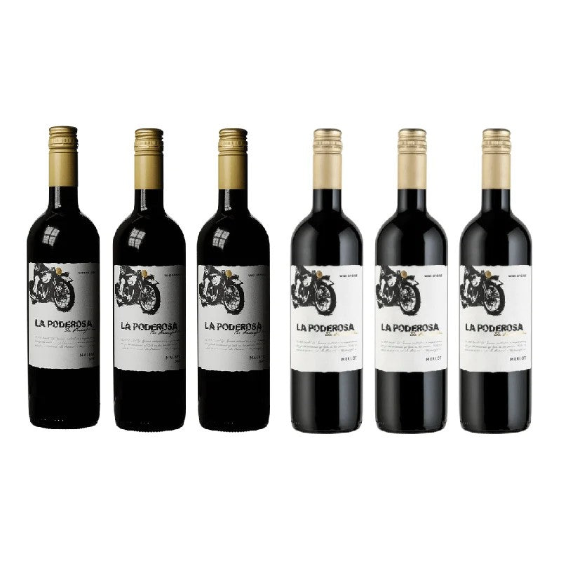 LaPoderosaMerlotandMalbec6x750mlmixedcase