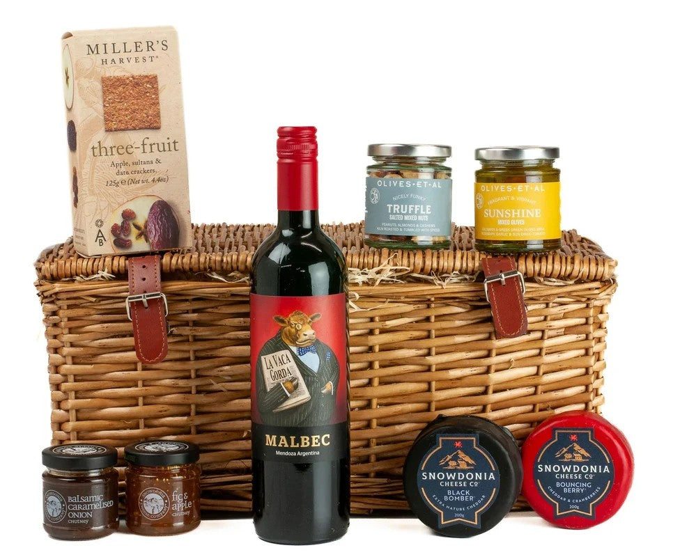 LaVacaGordaMalbecWine,Cheese&NibblesHamper