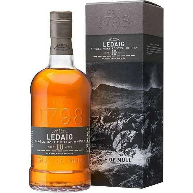 Ledaig10YearsOldRICHPEATSingleMaltScotchWhiskey(70CL,46.3%Vol.)