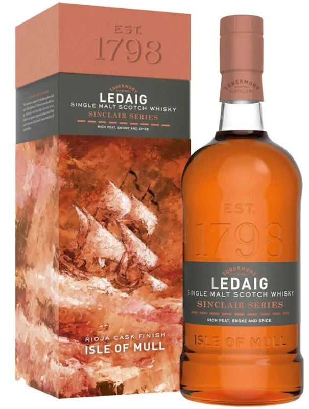 LedaigSinclairSeriesRiojaCaskFinish70cl.46,3%