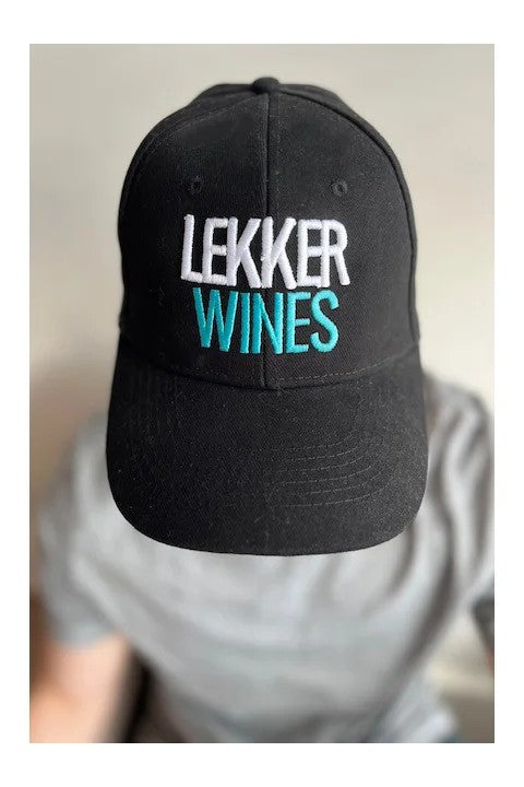 LekkerWinesBaseballCapinBlack