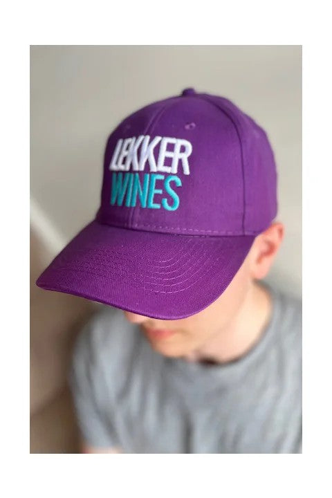 LekkerWinesBaseballCapinPurple