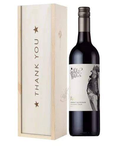 LimestoneCoastCabernetSauvignonRedWineThankYouGiftInWoodenBox