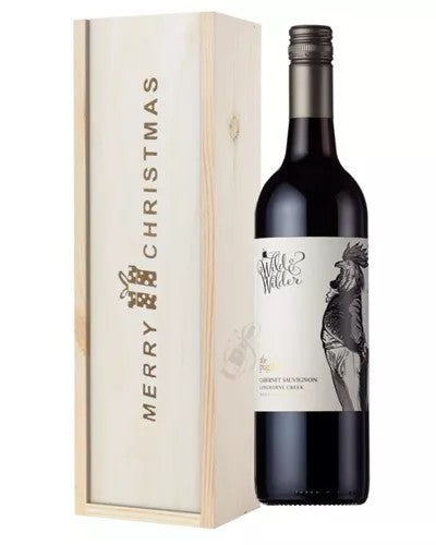 LimestoneCoastCabernetSauvignonRedWineSingleBottleChristmasGiftInWoodenBox