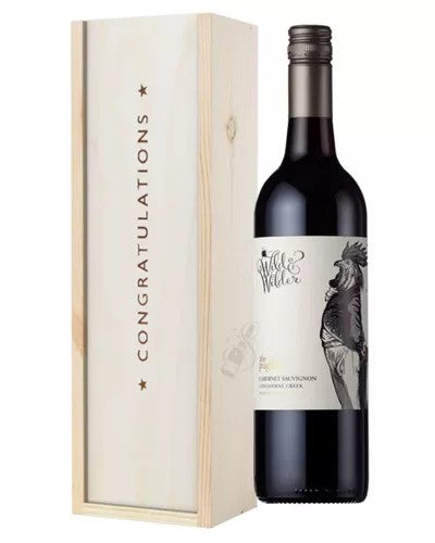 LimestoneCoastCabernetSauvignonRedWineCongratulationsGiftInWoodenBox