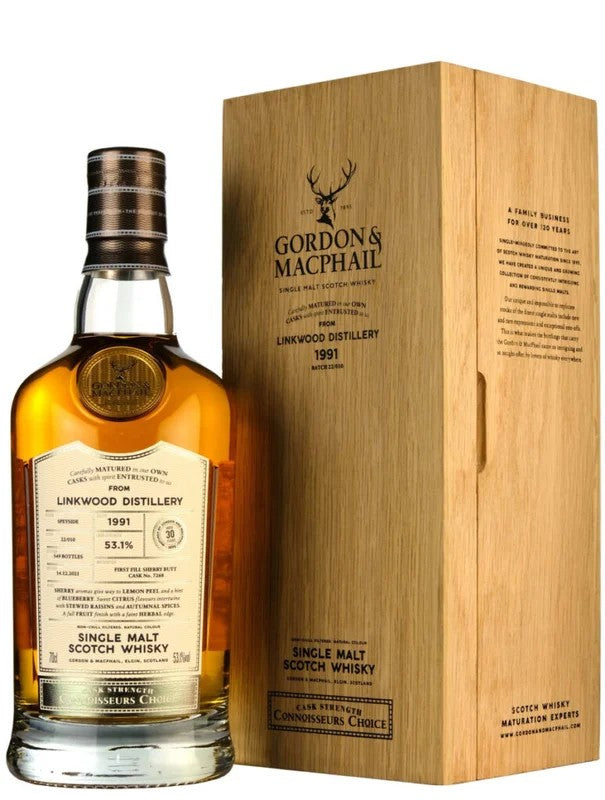 Linkwood30YearsConnoisseursChoice1991G&M70cl.53,1%
