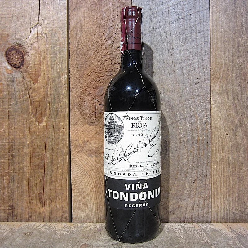 LopezdeHerediaVinaTondoniaReservaRioja2012750ml
