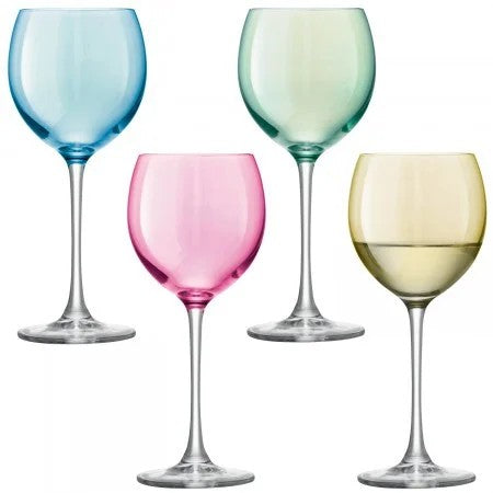 LSAPolkaWineGlass400ml(Setof4)