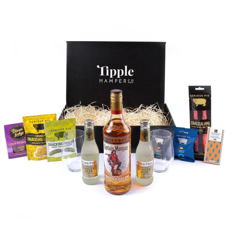 LuxuryCaptainMorganSpicedRumGiftSet–35%ABV