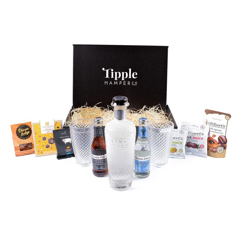 LuxuryMermaidSaltVodka,Glasses&TreatsGiftSet–40%ABV
