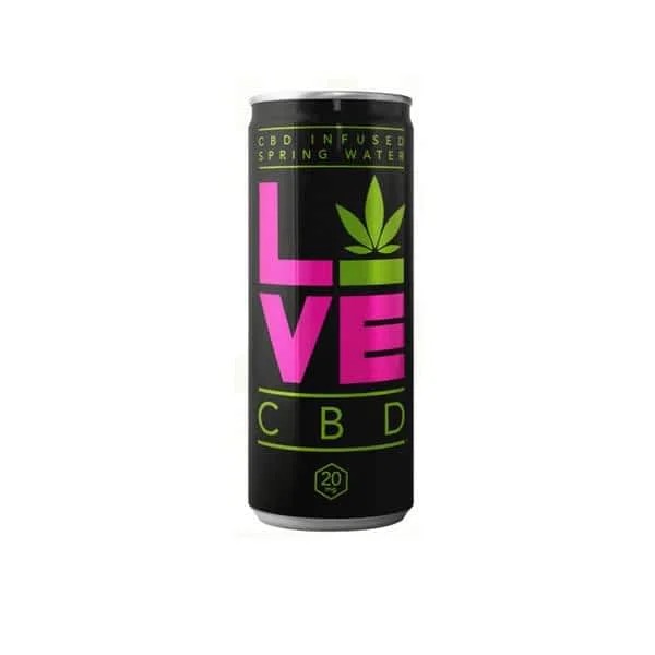 LVECBDINFUSEDSPRINGWATER330MLX12