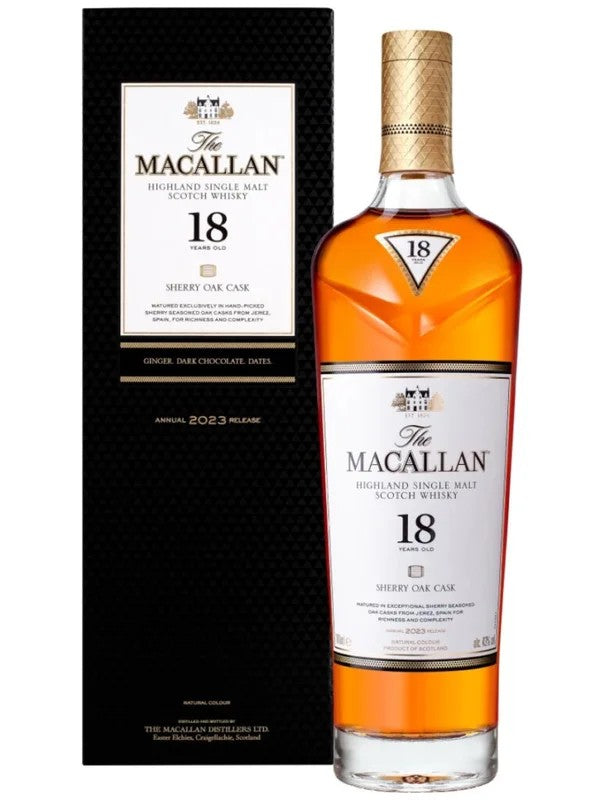 Macallan–18YearsSherryOak202370cl.43%