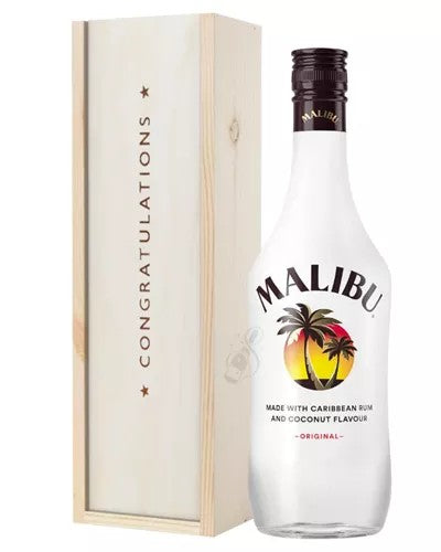 MalibuCongratulationsGiftInWoodenBox