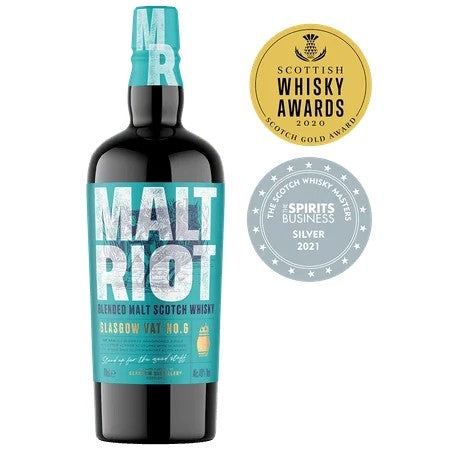 MaltRiotGlasgowBlendedMaltScotchWhisky172570cl(40%ABV)