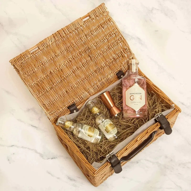 ManchesterGinRaspberryInfusedPersonalisedGiftHamper