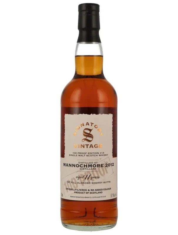 Mannochmore11Y100ProofEdition#13SignatoryVintage2012/202470cl.57,1%