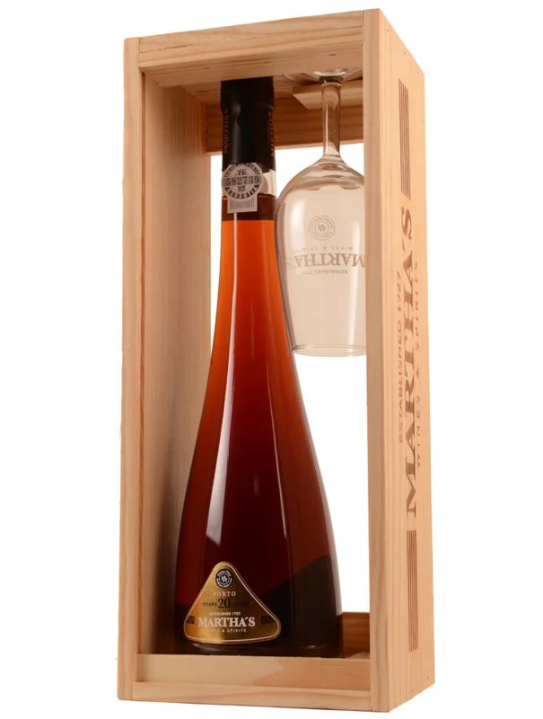 Martha’sDecanter10YearsTawnyPort+Glass50cl.
